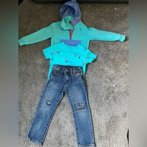 Kids polo outfit